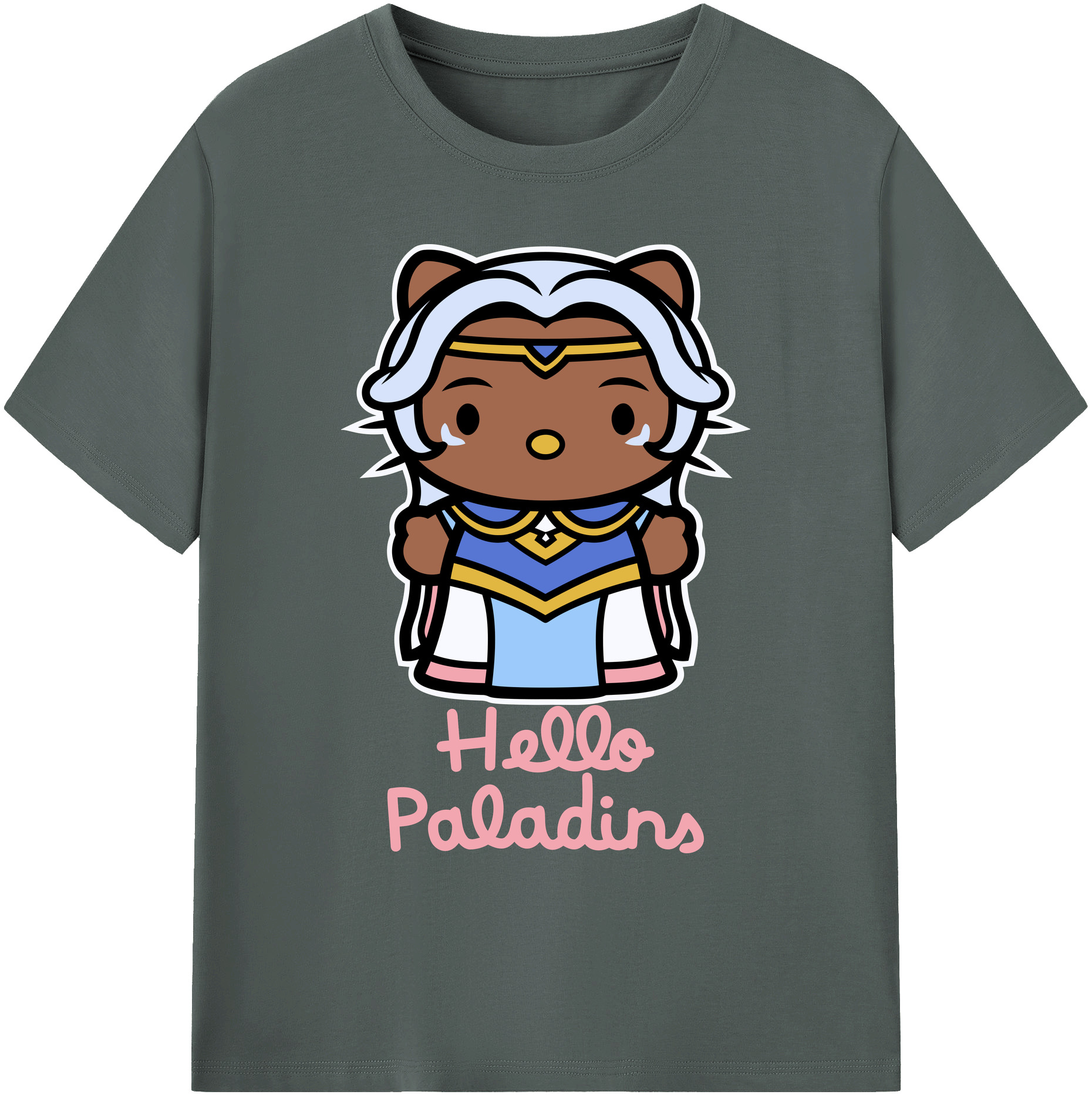（画像用） Hello Kitty ハローキティ 綿100％ メンズ半袖Tシャツ｜肌触りやわらか＆通気性